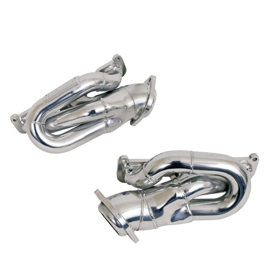 BBK 11-15 Ford Mustang 3.7L Shorty Tuned Length Headers - 1-5/8 Silver Ceramic (CARB EO 11-14 Only) - DFW Speed Syndicate