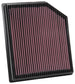 K&N 2018 Jeep Grand Cherokee V8-6.2L F/I Replacement Drop In Air Filter - DFW Speed Syndicate