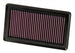 K&N 07 Nissan Versa 1.8L-L4 Drop In Air Filter - DFW Speed Syndicate