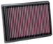 K&N 16-19 Lexus RX450H V6-3.5L F/I Replacement Drop In Air Filter - DFW Speed Syndicate