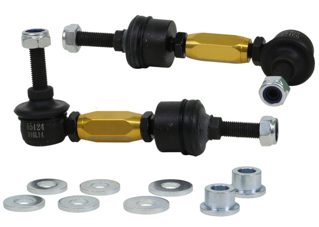 Whiteline 2012+ Ford Focus ST Rear Adjustable Heavy Duty Sway Bar Link Kit - DFW Speed Syndicate