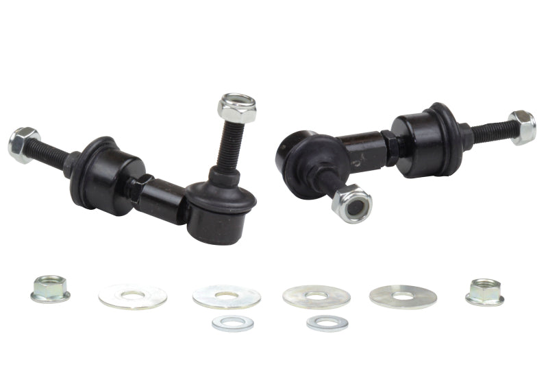 Whiteline 5/05+ Ford Focus / 04+ Mazda 3 BK Rear Swaybar Link Kit H/Duty Adj Steel Ball - DFW Speed Syndicate