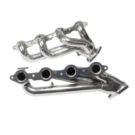 BBK 99-04 GM Truck SUV 4.8 5.3 Shorty Tuned Length Exhaust Headers - 1-3/4 Silver Ceramic BBK