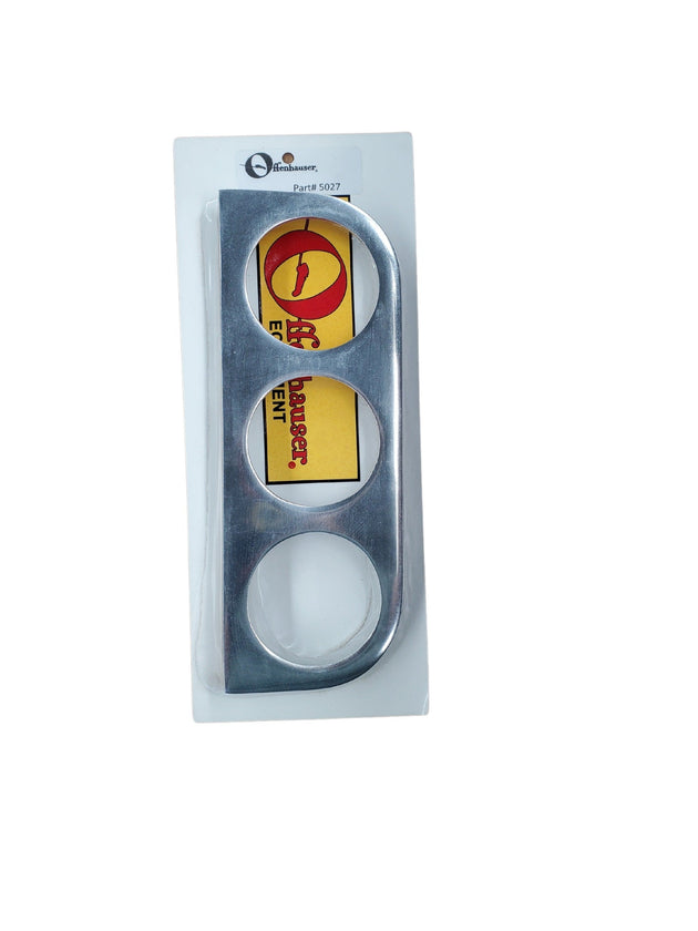 Offenhauser 5027 3 Hole Dash PanelPolished Aluminum DFW Speed Syndicate