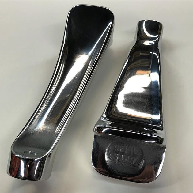 Brackets, Headlight Mounting, Aluminum, Polished, Pair DFW Speed Syndicate