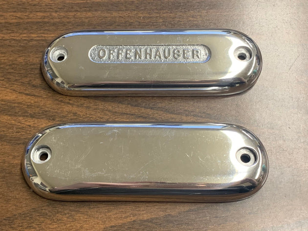 Offenhauser 5408T Breather Top. Fits all Offenhauser breathers with the exception of the JR breather. Polished. Available with the Offenhauser logo or without. Screws Included. DFW Speed Syndicate