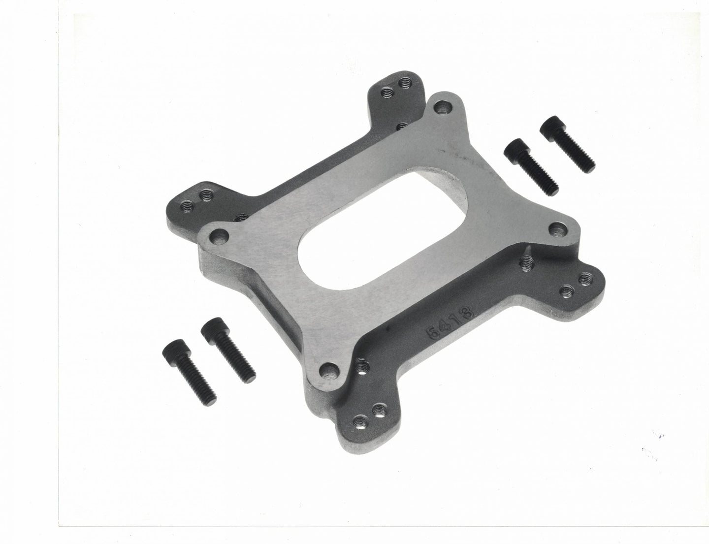 The Offenhauser 5413 Carb Adapter accepts quad adaption B or C on 4 bolt adaption C base. DFW Speed Syndicate