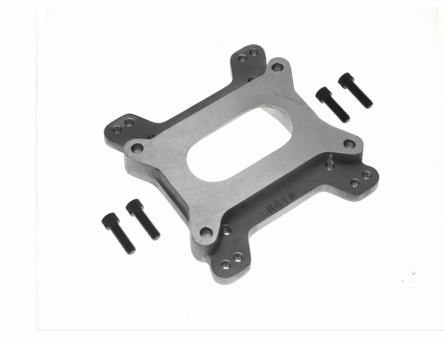 The Offenhauser 5413 Carb Adapter accepts quad adaption B or C on 4 bolt adaption C base. DFW Speed Syndicate