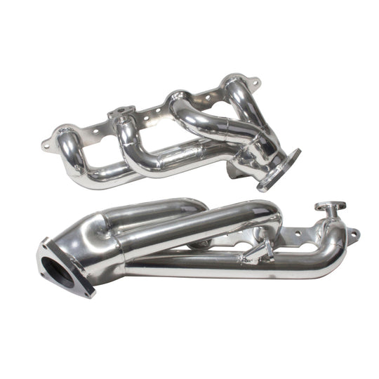 BBK 99-04 GM Truck SUV 4.8 5.3 Shorty Tuned Length Exhaust Headers - 1-3/4 Silver Ceramic BBK