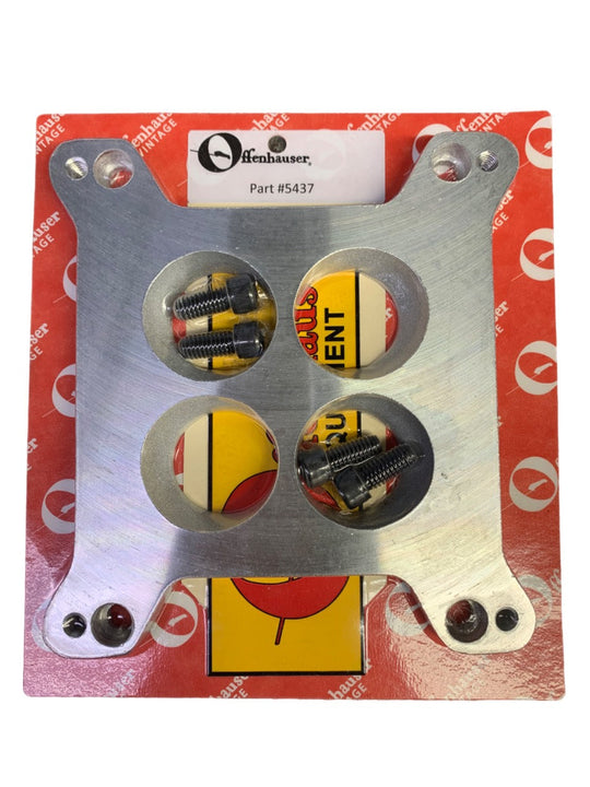 Offenhauser 5437 Chrysler Carb Adapter 426 to ChevyIncludes mounting hardware DFW Speed Syndicate