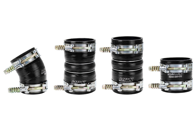 HPS Silicone Intercooler Hose Boots Kit Ford 2003-2004 F450 Superduty 6.0L PowerStroke Diesel, 57-1538 FR SPORT