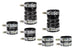 HPS High Temp Reinforced Silicone Intercooler Hose Boots Kit Ford Late 1999 - 2003 F350 Superduty 7.3L PowerStroke Diesel FR SPORT