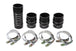 HPS High Temp Aramid Reinforced Silicone Intercooler Hose Boots Kit Dodge 2003-2007 Ram Pickup 5.9L Cummins Diesel FR SPORT