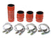 HPS High Temp Aramid Reinforced Silicone Intercooler Hose Boots Kit Dodge 2003-2007 Ram Pickup 5.9L Cummins Diesel FR SPORT