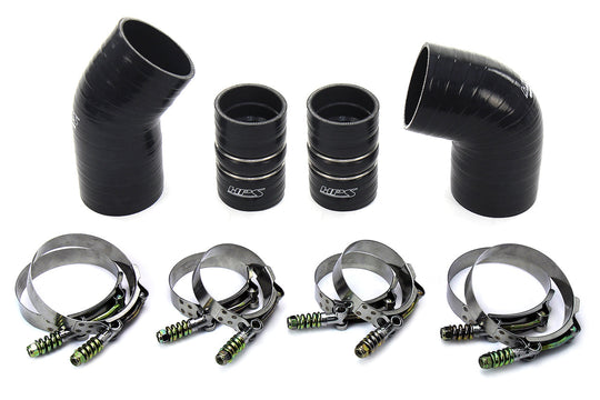 HPS High Temp Aramid Reinforced Silicone Intercooler Hose Boots Kit GMC 2004.5 - 2005 Sierra 2500 HD 6.6L Duramax LLY Diesel FR SPORT