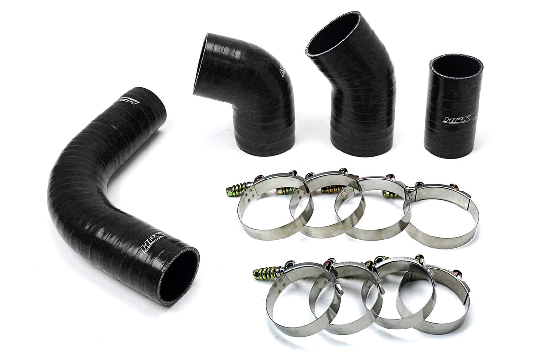 HPS High Temp Aramid Reinforced Silicone Intercooler Hose Boots Kit Chevy 2002-2004 Silverado 2500 HD 6.6L Duramax LB7 Diesel FR SPORT