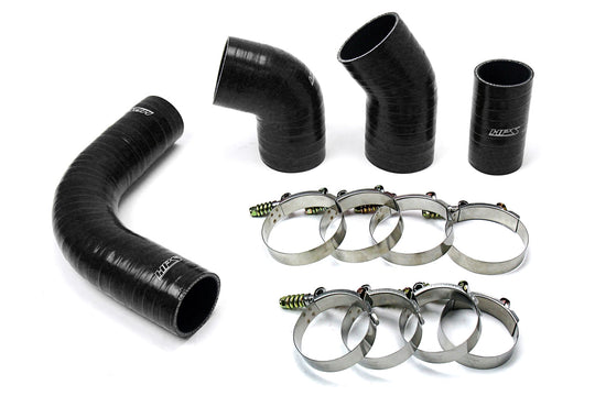 HPS High Temp Aramid Reinforced Silicone Intercooler Hose Boots Kit Chevy 2002-2004 Silverado 3500 6.6L Duramax LB7 Diesel FR SPORT