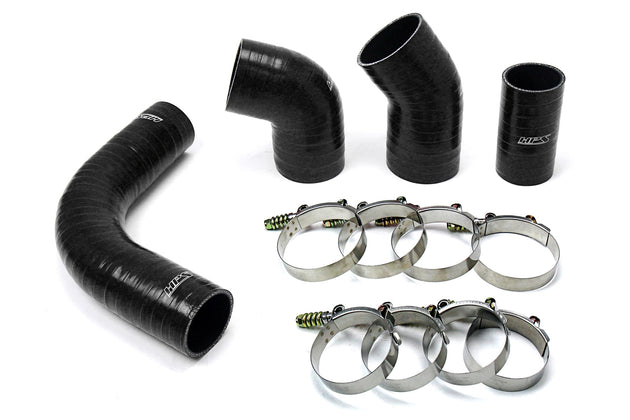 HPS High Temp Aramid Reinforced Silicone Intercooler Hose Boots Kit Chevy 2002-2004 Silverado 3500 6.6L Duramax LB7 Diesel FR SPORT