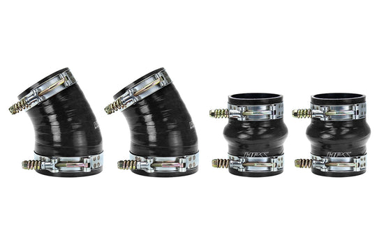 HPS High Temp Aramid Reinforced Silicone Intercooler Hose Boots Kit Dodge 1994-2002 Ram Pickup 5.9L Cummins Diesel FR SPORT