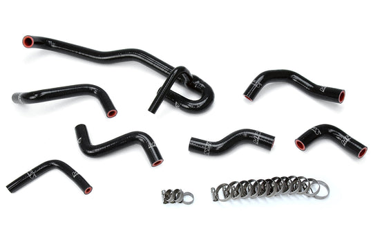 HPS Silicone Heater Coolant Hose Kit Toyota 1990-1991 4Runner 3.0L V6 with Rear Heater Left Hand Drive, 57-2190 FR SPORT