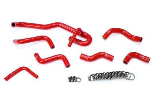 HPS Silicone Heater Coolant Hose Kit Toyota 1990-1991 4Runner 3.0L V6 with Rear Heater Left Hand Drive, 57-2190 FR SPORT