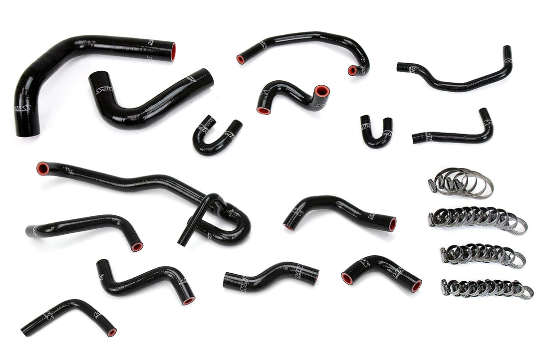 HPS Silicone Radiator + Heater Coolant Hose Kit Toyota 1990 1991 4Runner 3.0L V6 with Rear Heater Left Hand Drive, 57-2191 FR SPORT