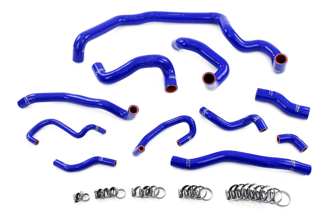 HPS Silicone Radiator, Heater, Water Pump, and Expansion Tank Coolant Hose Kit Mini 07-15 Cooper 1.6L Turbo Manual Trans. FR SPORT