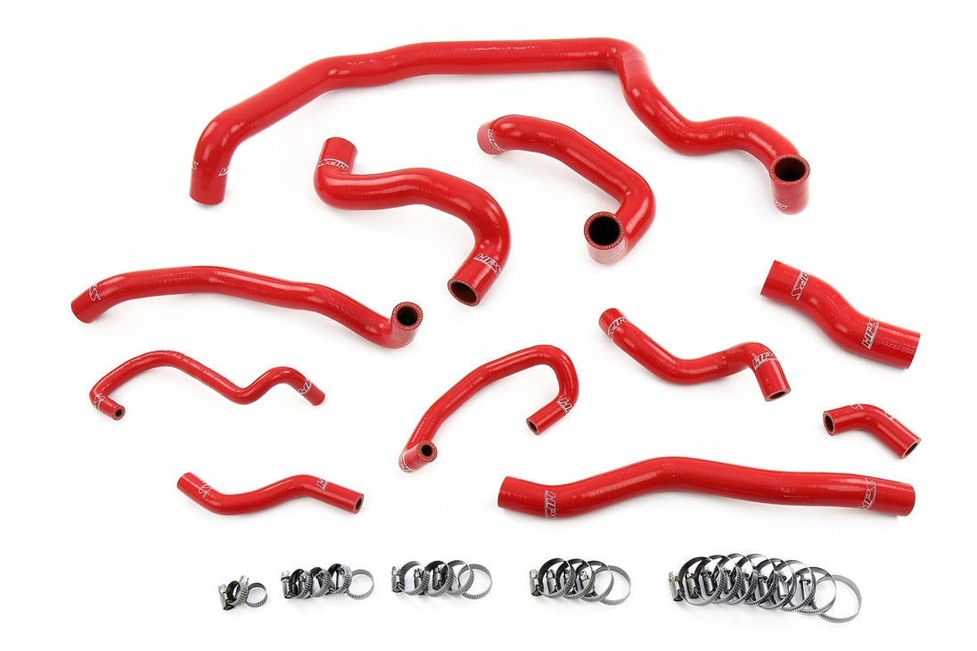 HPS Silicone Radiator, Heater, Water Pump, and Expansion Tank Coolant Hose Kit Mini 07-15 Cooper 1.6L Turbo Manual Trans. FR SPORT