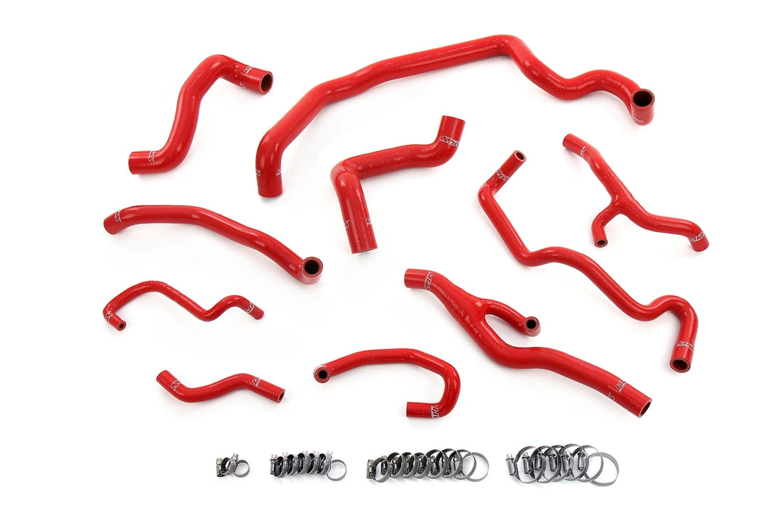 HPS Silicone Radiator, Heater, Water Pump, and Expansion Tank Coolant Hose Kit Mini 07-15 Cooper 1.6L Turbo Automatic Trans. FR SPORT