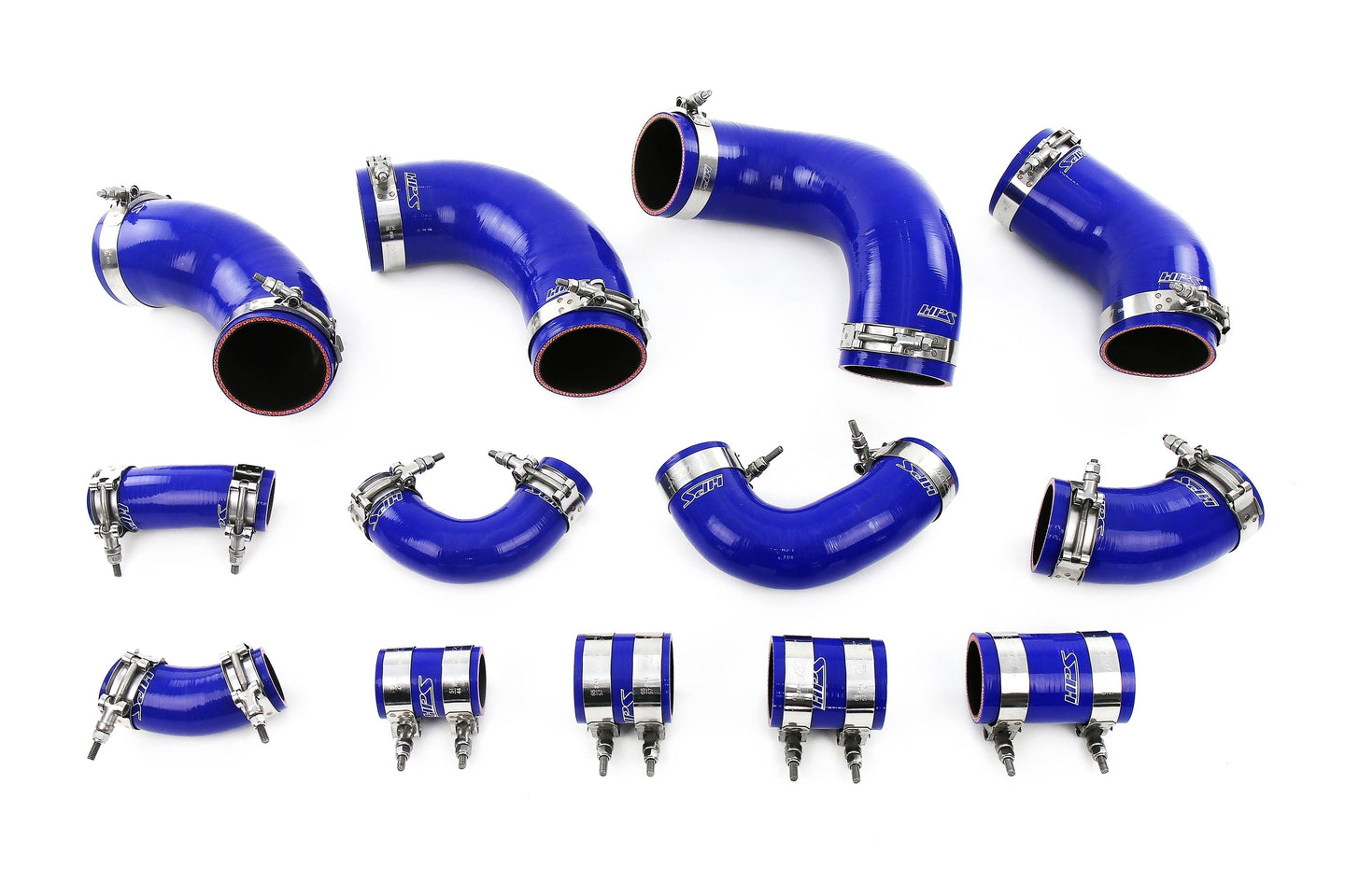 HPS Silicone Intercooler Hose Kit Nissan 1995-1998 Skyline GT-R R33 RB26DETT, 57-2097 FR SPORT