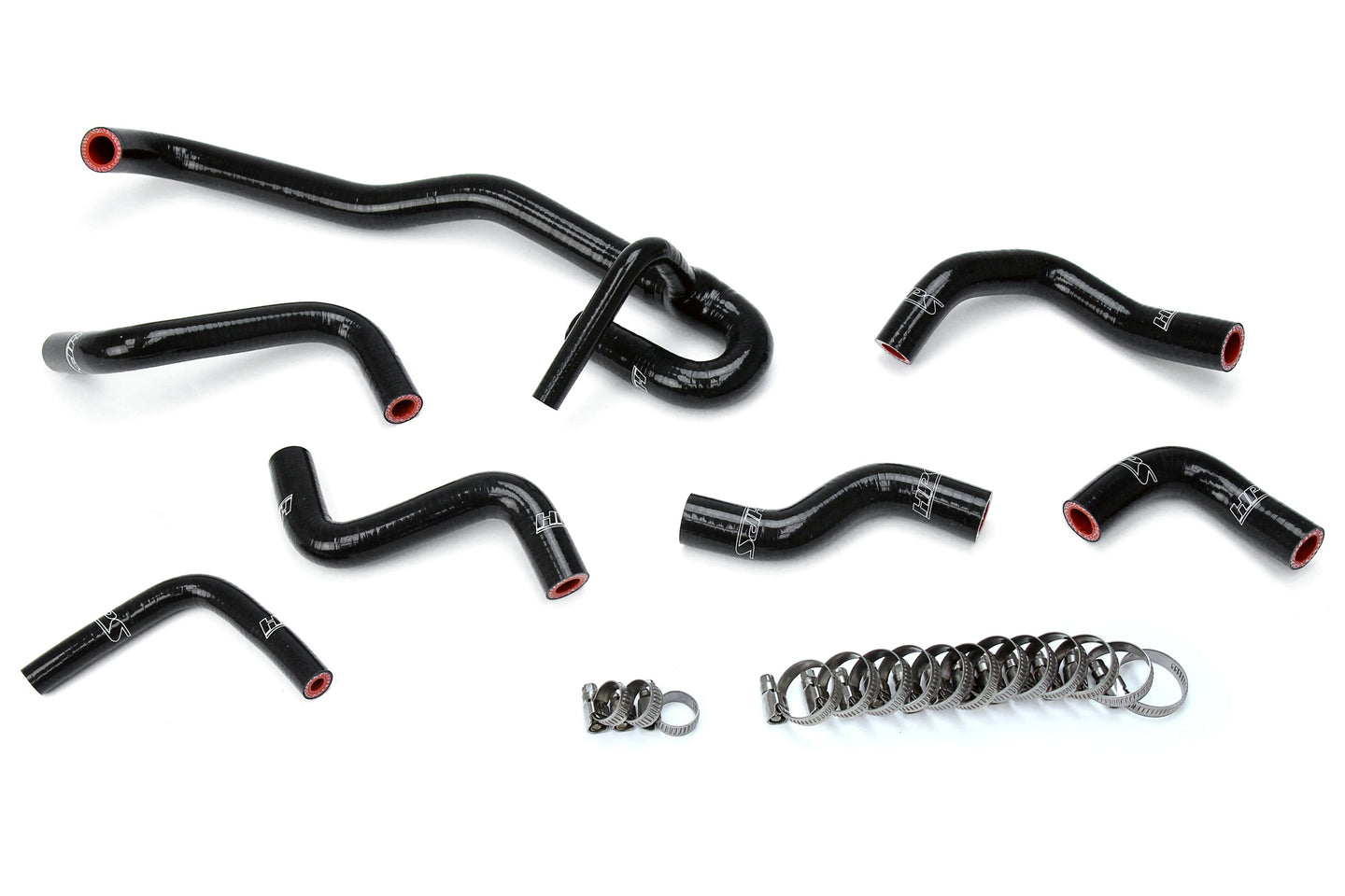 HPS Silicone Heater Coolant Hose Kit Toyota 1990-1991 4Runner 3.0L V6 with Rear Heater Left Hand Drive, 57-2190 FR SPORT