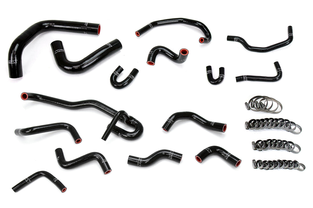 HPS Silicone Radiator + Heater Coolant Hose Kit Toyota 1990 1991 4Runner 3.0L V6 with Rear Heater Left Hand Drive, 57-2191 FR SPORT
