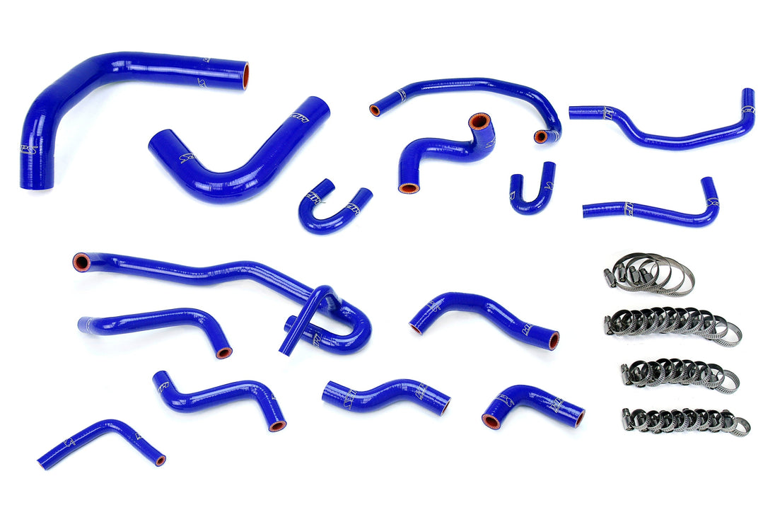 HPS Silicone Radiator + Heater Coolant Hose Kit Toyota 1990 1991 4Runner 3.0L V6 with Rear Heater Left Hand Drive, 57-2191 FR SPORT