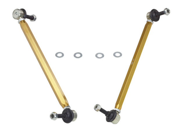 Whiteline 02-06 R53 & 06+ R56 Mini Cooper S  Front Swaybar link kit-adjustable ball end links - DFW Speed Syndicate