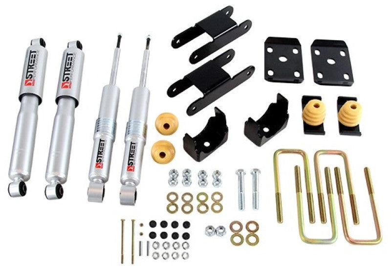 Belltech LOWERING KIT 18-20 Chevy Colorado/Canyon All Cab/SB -0-3in F / -4in R w/ Street Perf Shocks Belltech