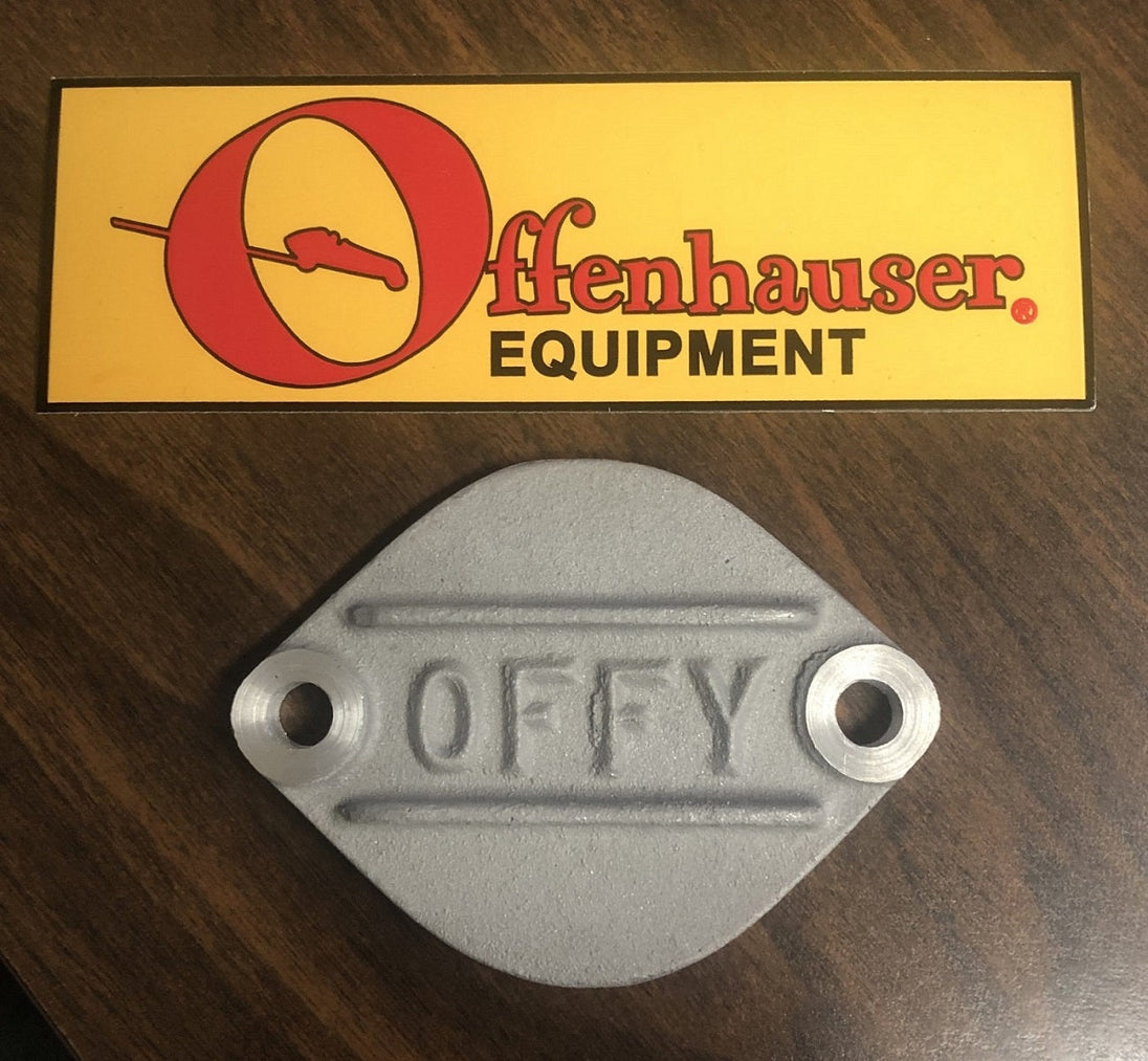 Offy branded Block Off Plate. DFW Speed Syndicate