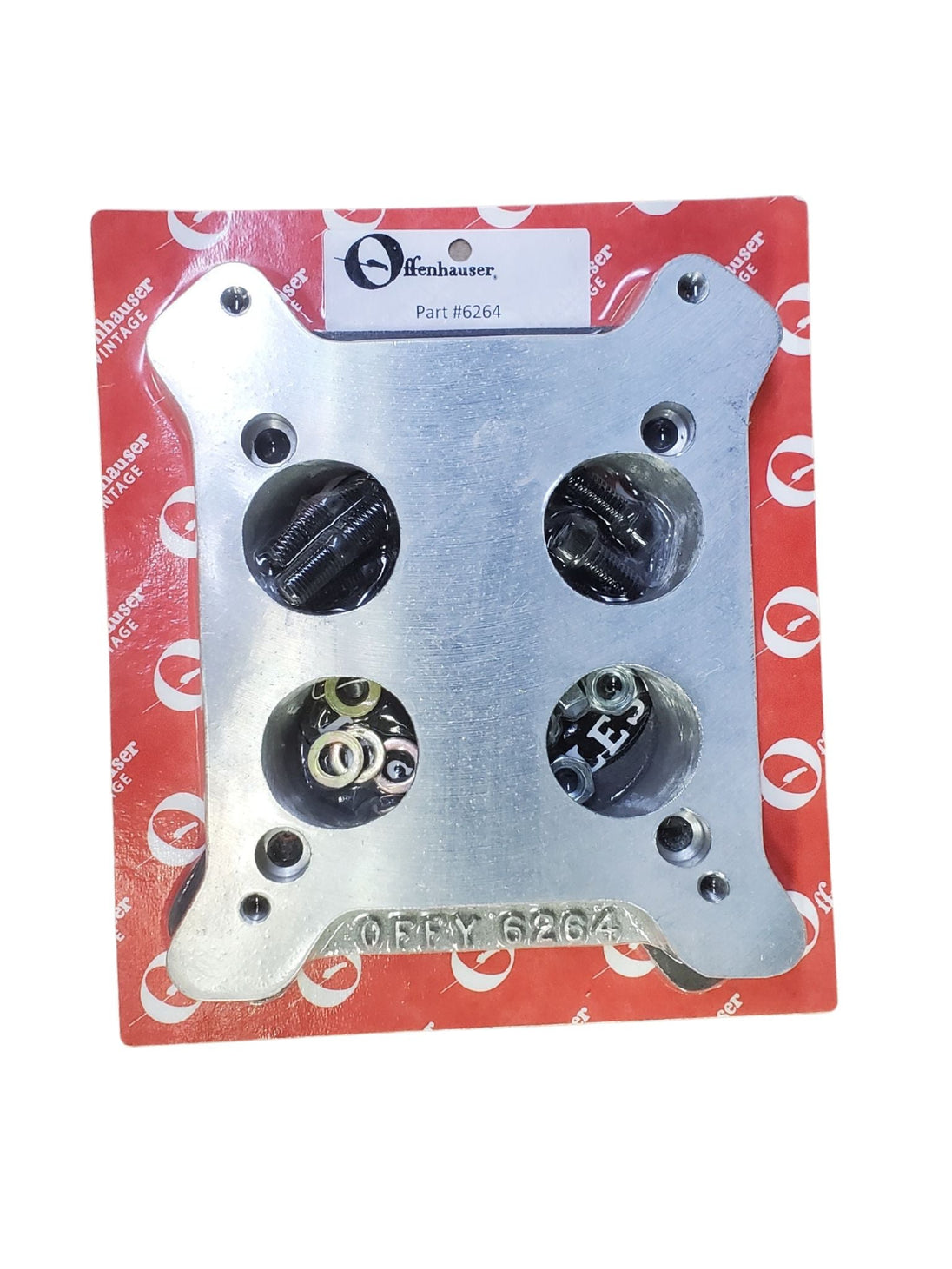 The Offenhauser 6264 Carb Adapter allows for use of Holley 4360 to small Quad Bases DFW Speed Syndicate