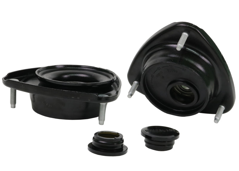 Whiteline 04-07 Subaru WRX/STi / 98-02 Subaru Forester Front Upper Strut Mounts - Offset Assembly - DFW Speed Syndicate