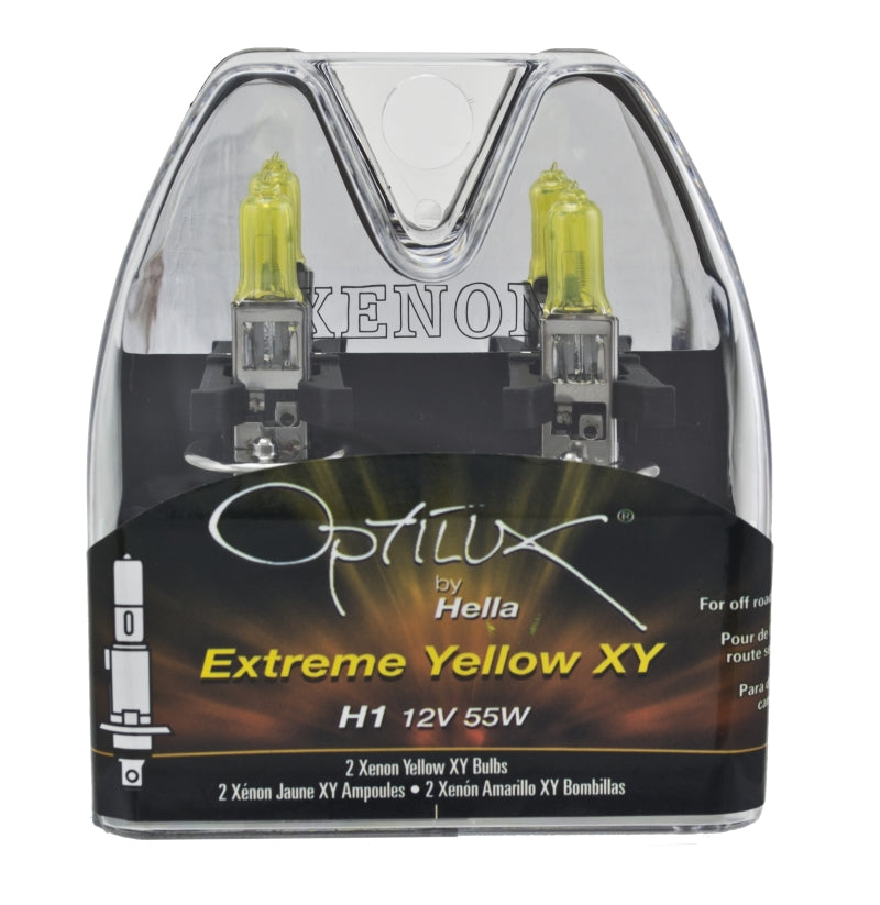 Hella Optilux H1 12V/55W XY Yellow Bulb - DFW Speed Syndicate