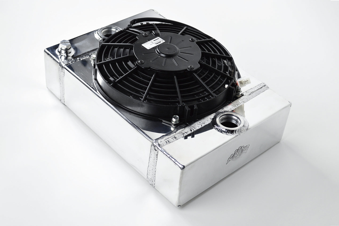 The KING Cooler - Ultimate Drag Race Radiator W/ SPAL Fan & Mounting Kit - DFW Speed Syndicate