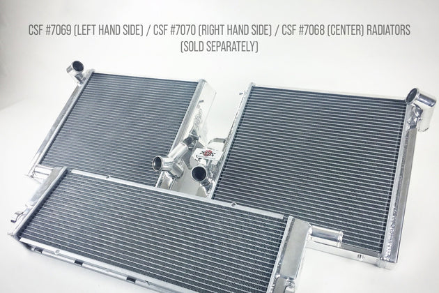 Porsche 991 Turbo / GT3/RS/CUP / 981 Spyder / GT4 (Right) All-Aluminum Radiator - DFW Speed Syndicate