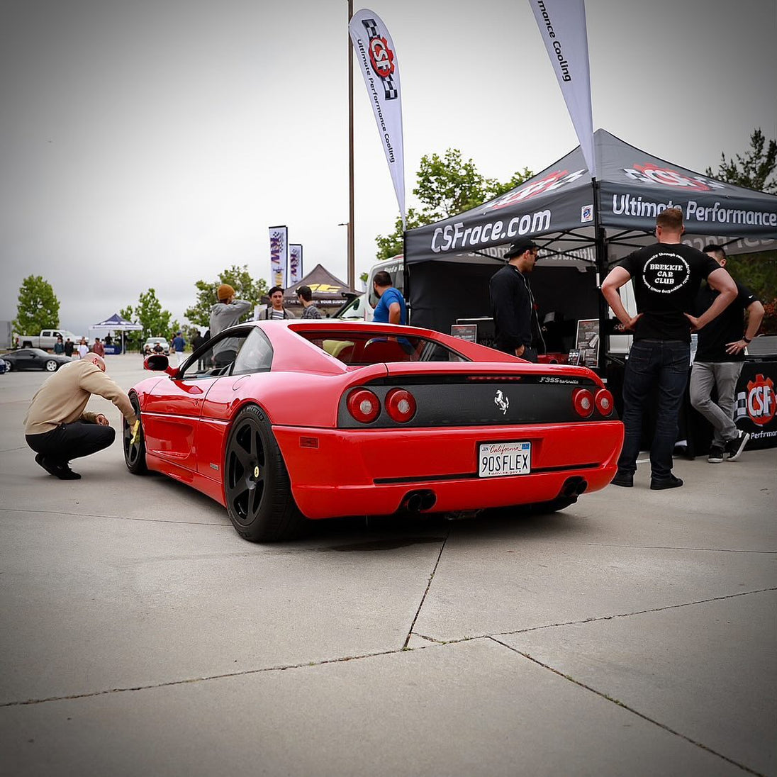94-99 Ferrari F355 (Left) High-Performance All-Aluminum Radiator - DFW Speed Syndicate