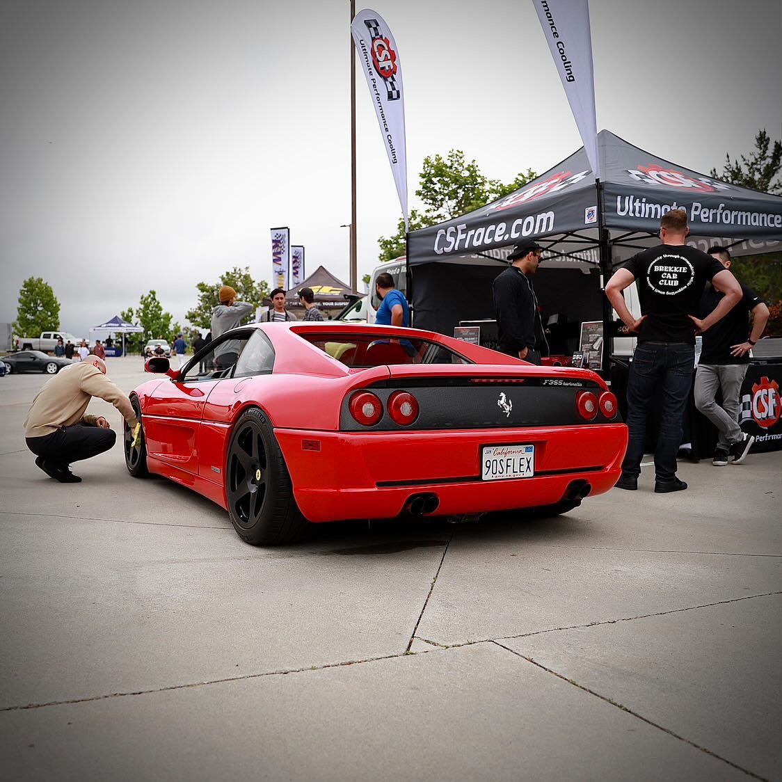 94-99 Ferrari F355 (Left) High-Performance All-Aluminum Radiator - DFW Speed Syndicate