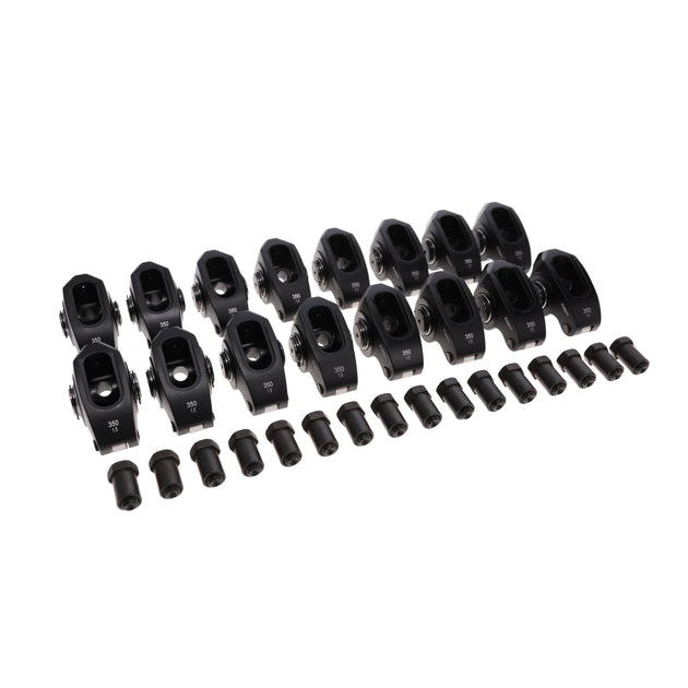 TSP Small Block Chevy Pro Series 2024 Aluminum Roller Rocker Arms 1.5 Ratio 3/8 In. Stud Needle Bearing Tip Top Street Performance