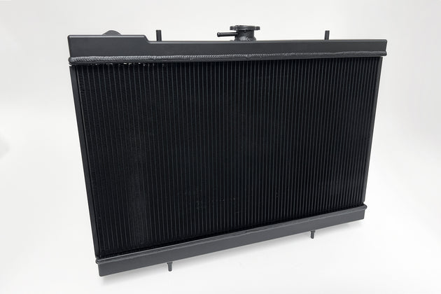 R32 Skyline GT-R/GTS Full Billet Aluminum High-Performance Radiator - Black - DFW Speed Syndicate