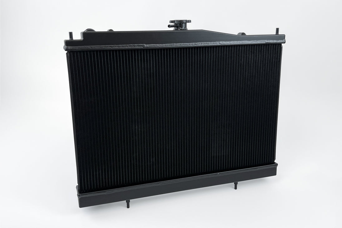 R33 Skyline GT-R/GTS Full Billet Aluminum High-Performance Radiator - Black - DFW Speed Syndicate