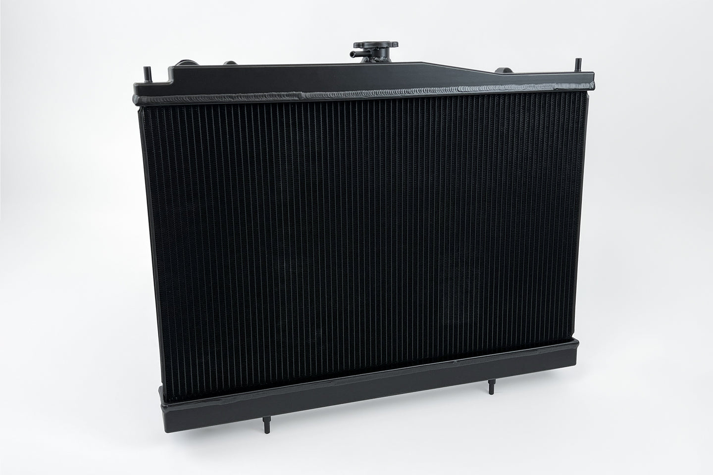 R33 Skyline GT-R/GTS Full Billet Aluminum High-Performance Radiator - Black - DFW Speed Syndicate