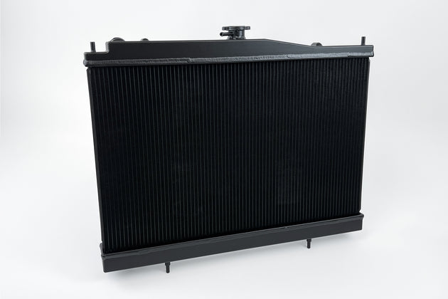 R33 Skyline GT-R/GTS Full Billet Aluminum High-Performance Radiator - Black - DFW Speed Syndicate