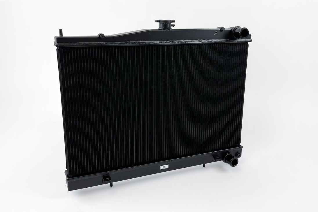 R33 Skyline GT-R/GTS Full Billet Aluminum High-Performance Radiator - Black - DFW Speed Syndicate