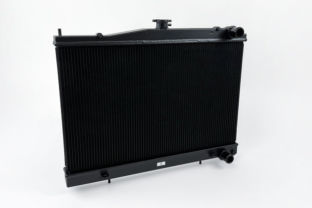 R33 Skyline GT-R/GTS Full Billet Aluminum High-Performance Radiator - Black - DFW Speed Syndicate